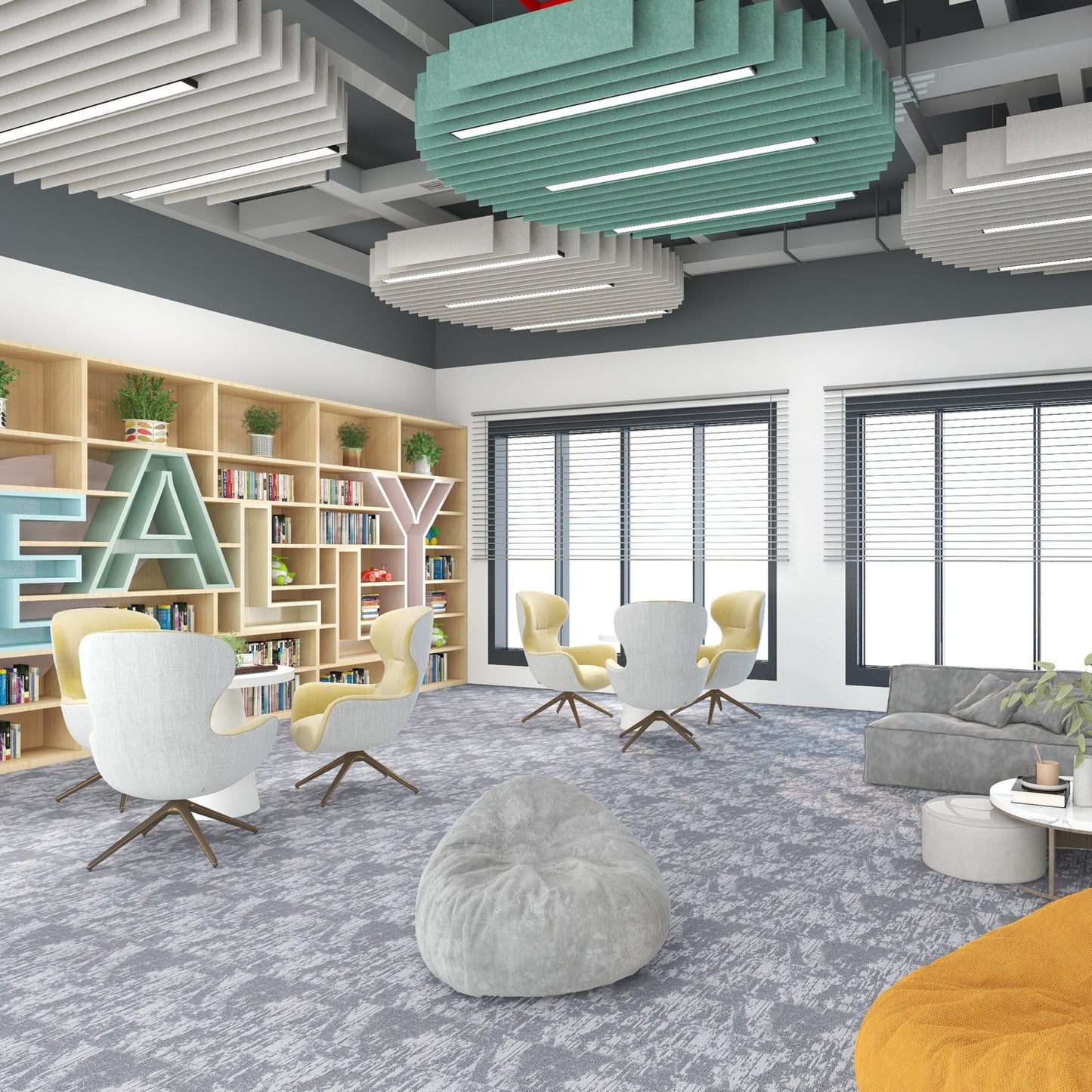 Round Baffel Sail Acoustic Panel