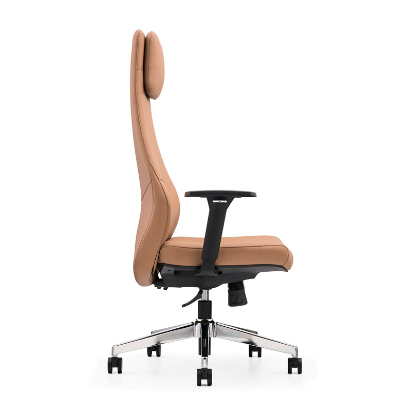 A8005-BR Leather High Back Chair -PU