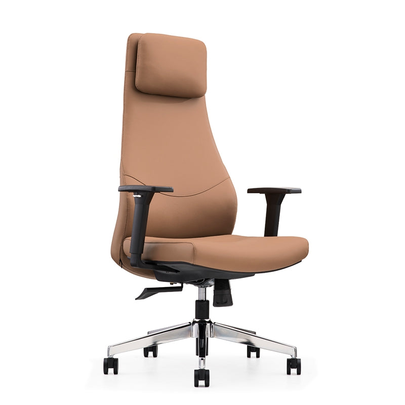 A8005-BR Leather High Back Chair -PU