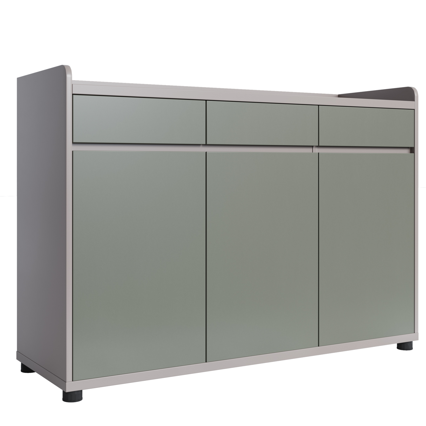 Pantry Glass window short cabinet
