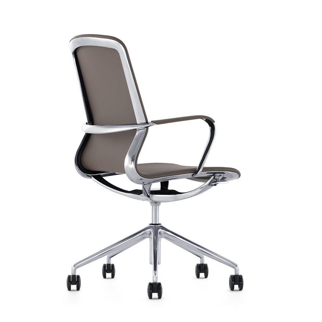 EKPFK007-C12 Executive Leather Visitor/ Meeting Chair
