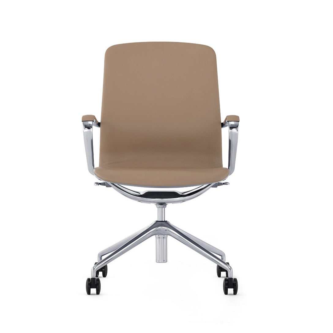 EKPFK007-C12 Executive Leather Visitor/ Meeting Chair