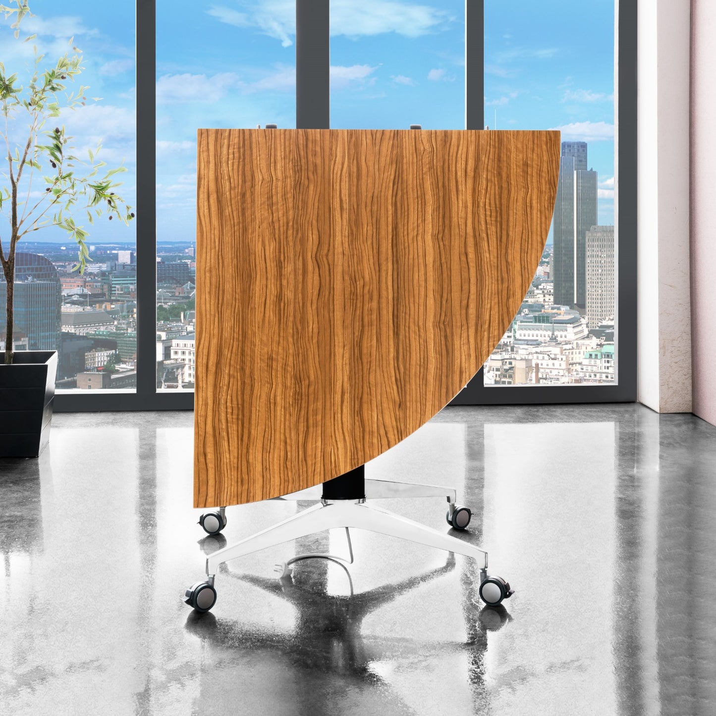 Half Circle Foldable Table