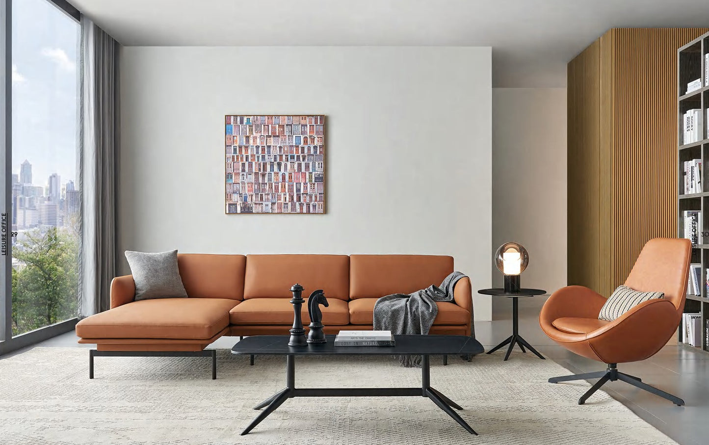 EKO-215-1 Sofa Series - Leather/PU