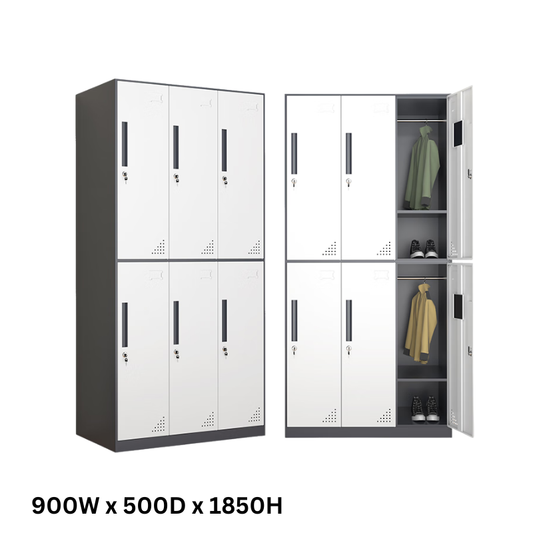 EKOBOR Steel Lockers 6 doors