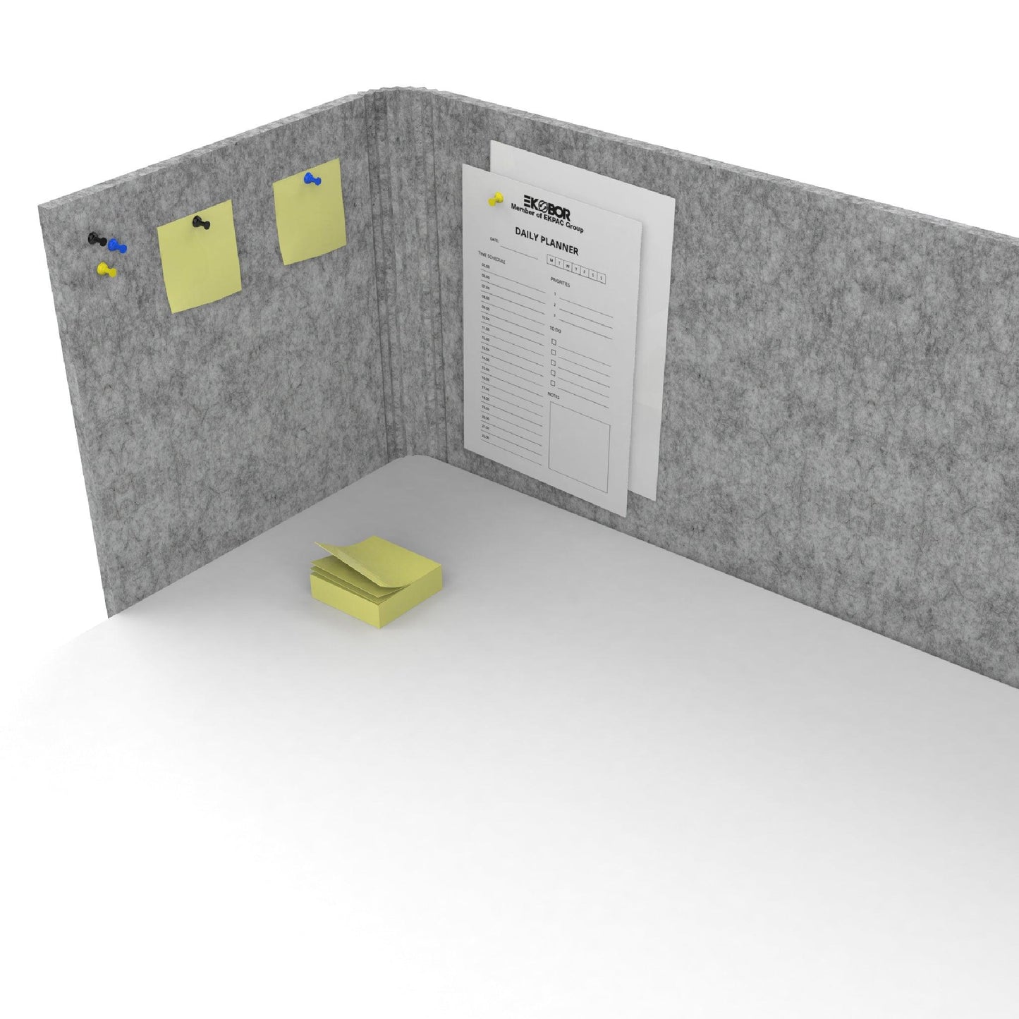 U Shape Acoustic Privacy Desk Panel